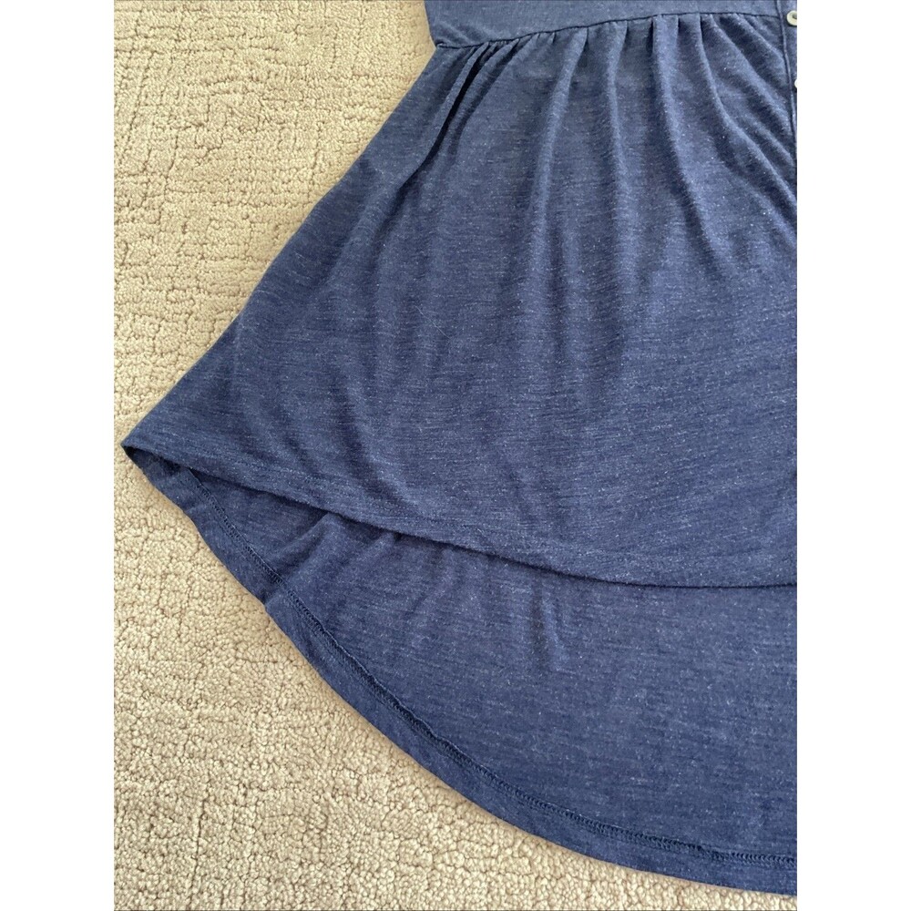 American Eagle Outfitters Tank Top, Women's Size Medium, Blue Button Up.EUC - Picture 7 of 14